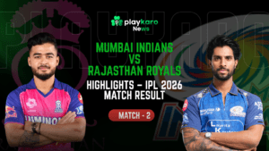 MI vs RR 2026 Match Scorecard, Highlights & Live