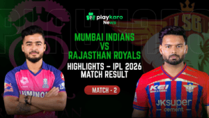 RR vs LSG 2026 Match Scorecard, Highlights & Live