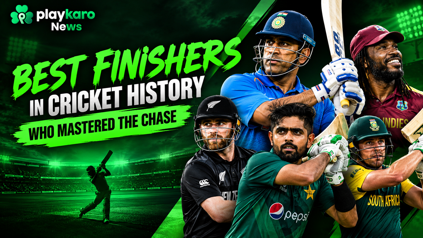 Best cricket finishers MS Dhoni Michael Bevan and AB de Villiers